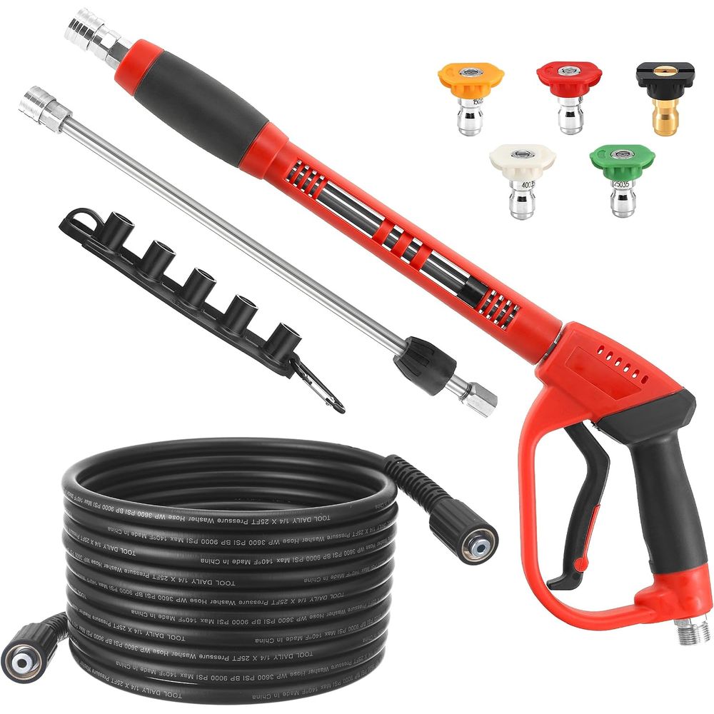 Power Washer Gun Replacement - Kit Pistol Semprot dan Selang, Selang
