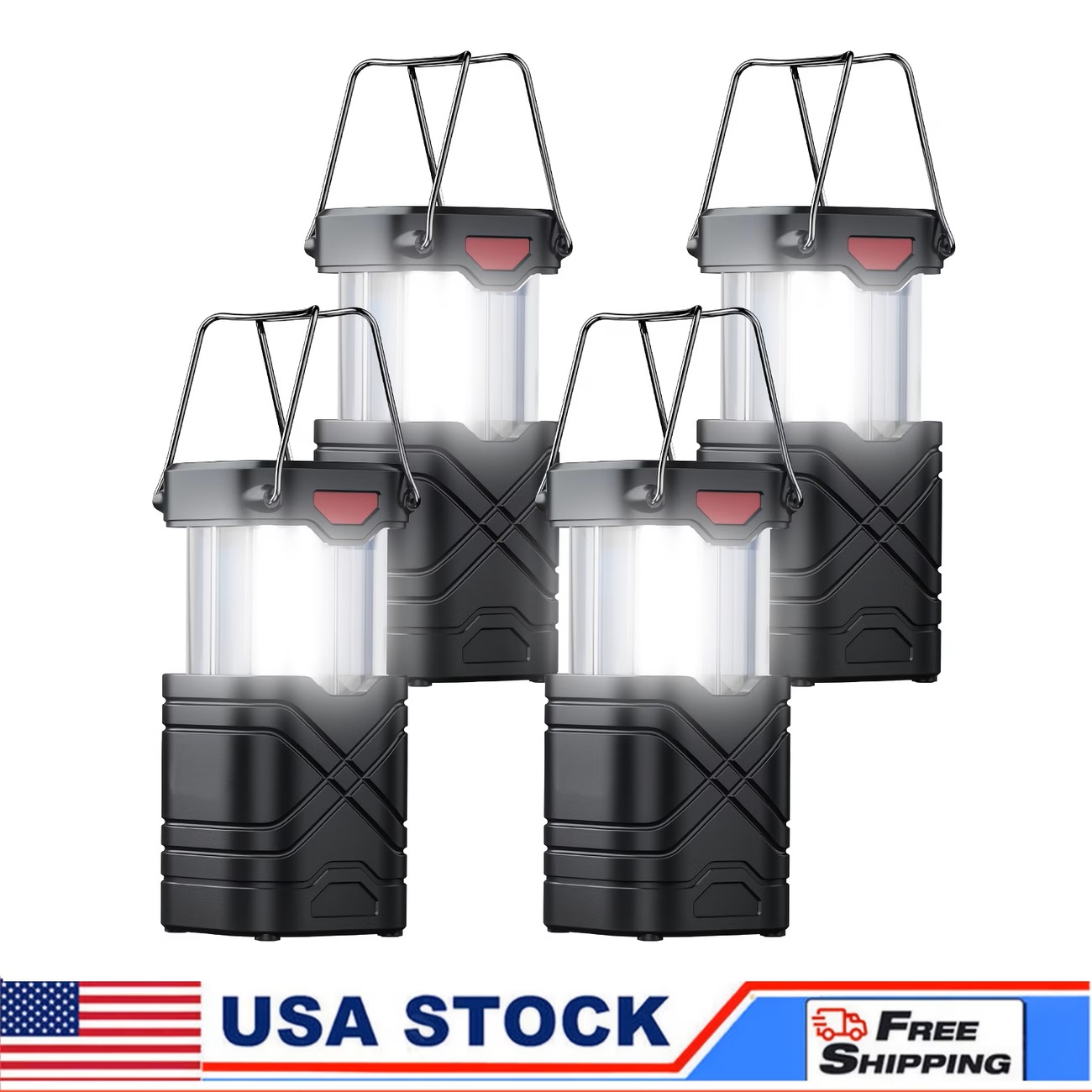 Outdoor Power Pack - Lampu Camping Tenaga Surya 2/4-Pak, LED