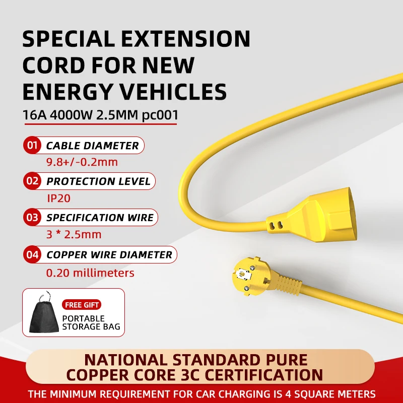 Outdoor Power Extension - Stop Kontak Listrik EU Schuko 16A
