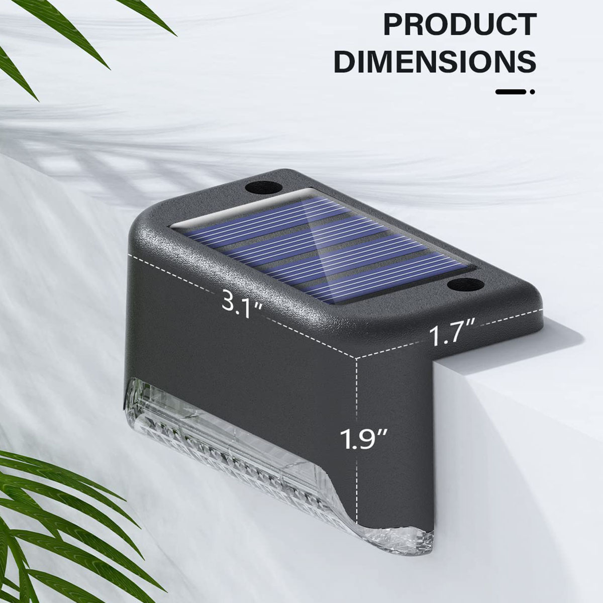 Outdoor Power Pack - 4/12 Pak lampu dek tenaga surya,