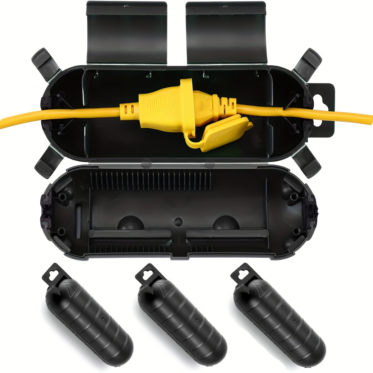 Outdoor Power Extension - Tutup keamanan pelindung koneksi steker kabel