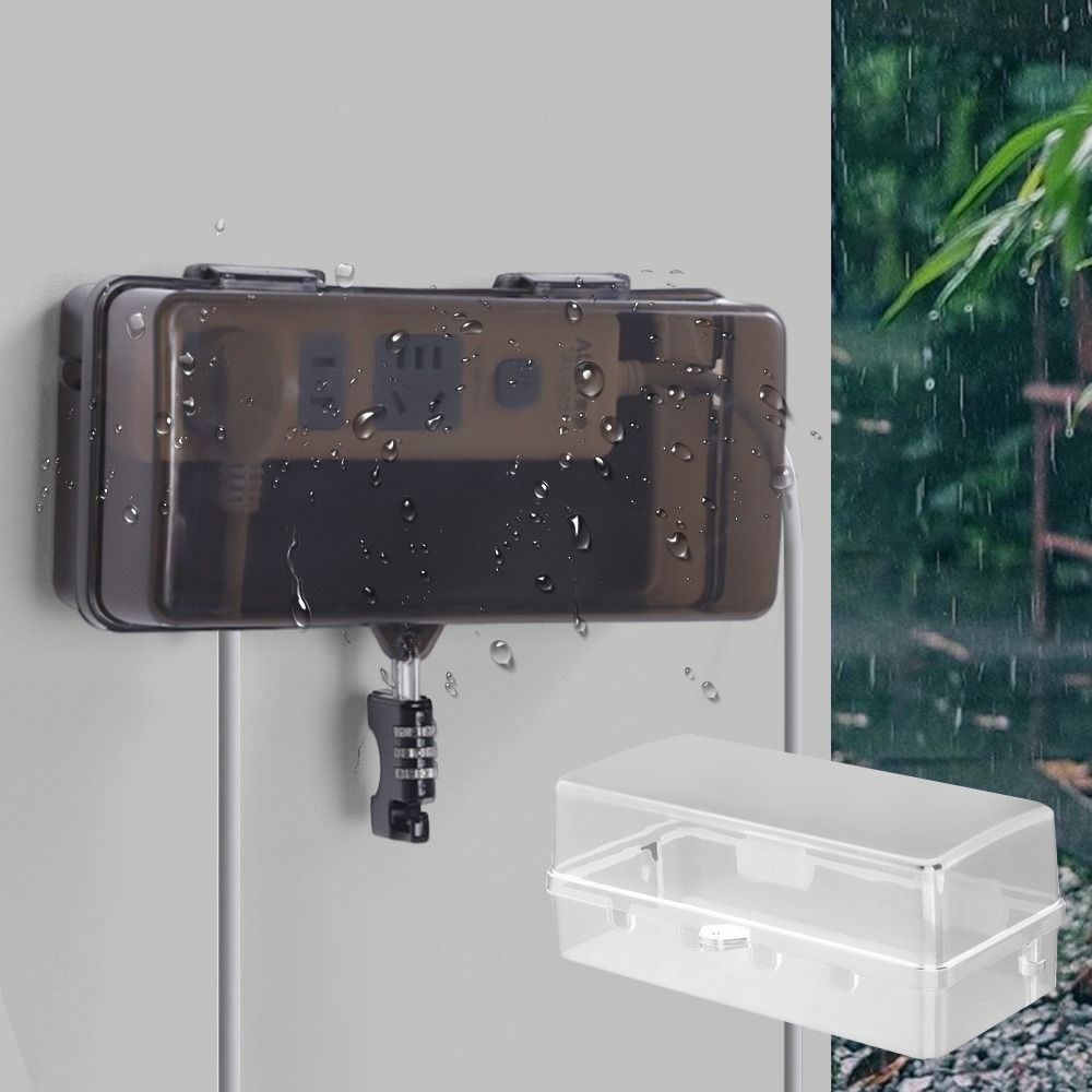 Outdoor Power Extension - Kotak Steker Plastik Tahan Lama Anti
