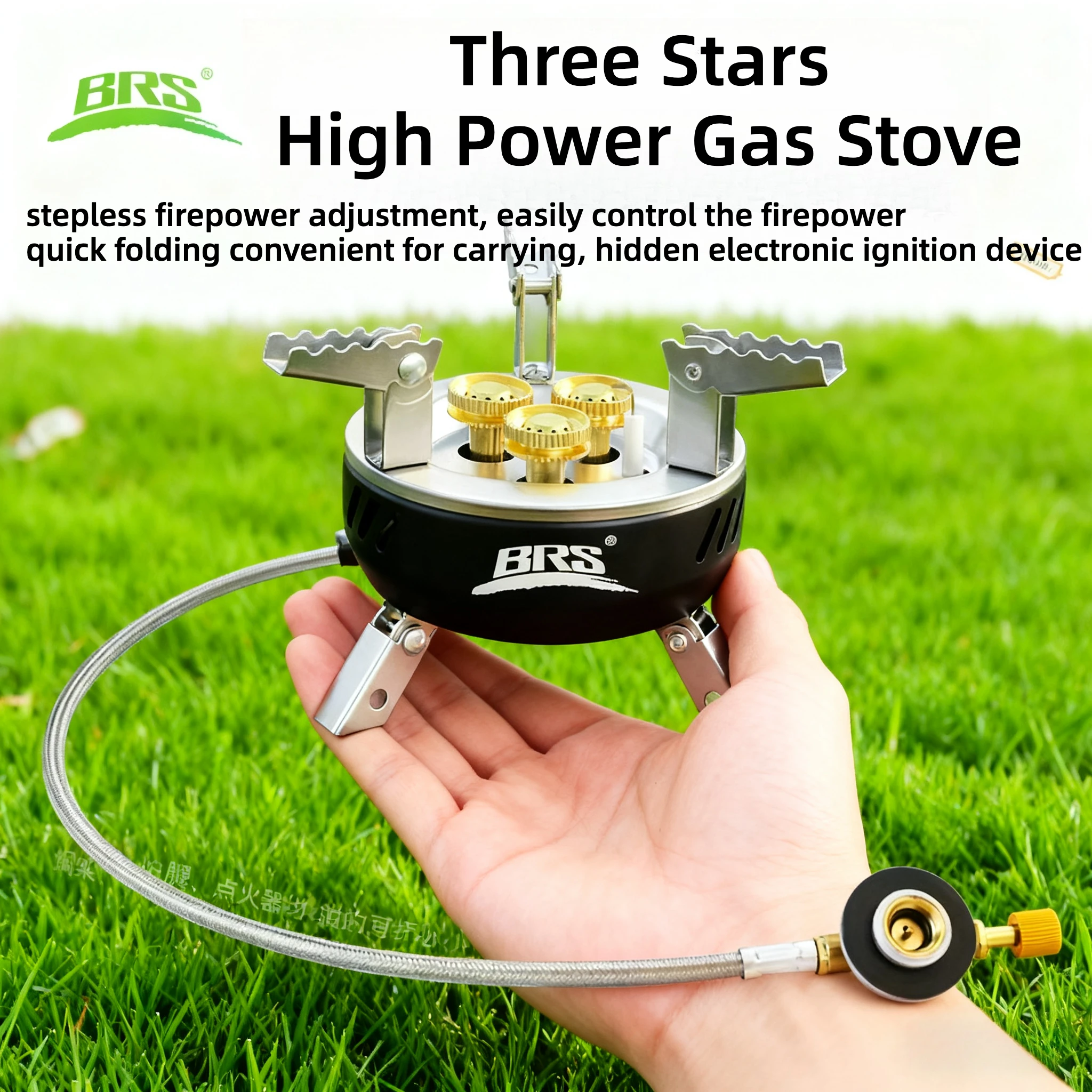 Outdoor Power 'Hose' - BRS 203-Core Kompor Gas Camping Daya