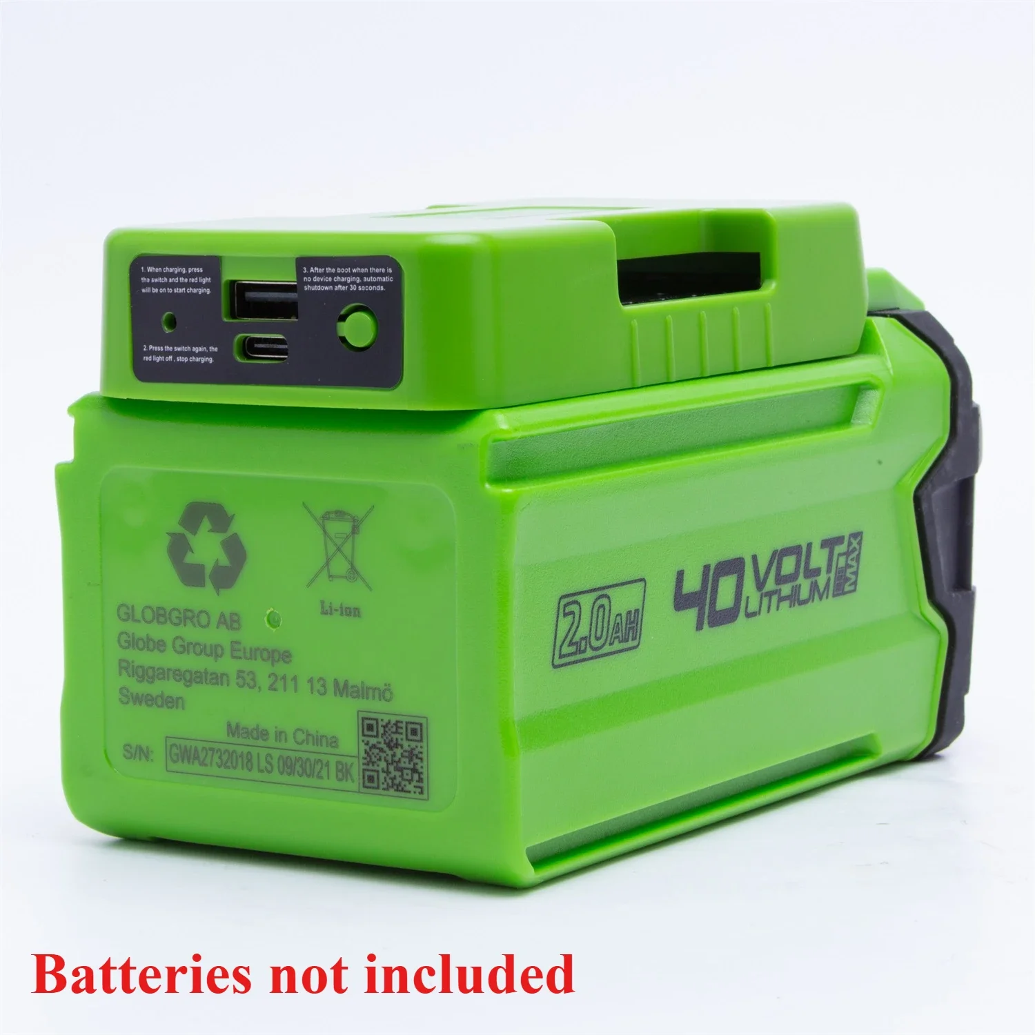 Outdoor Usb Power Adapter - Adaptor Power Bank Nirkabel untuk Baterai