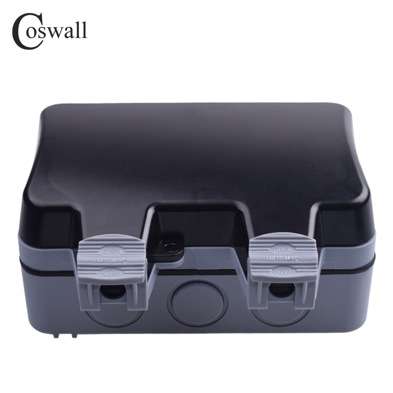 Coswall Soket Dinding Kotak Lu - Outdoor Usb Power Outlet ulasan dan harga