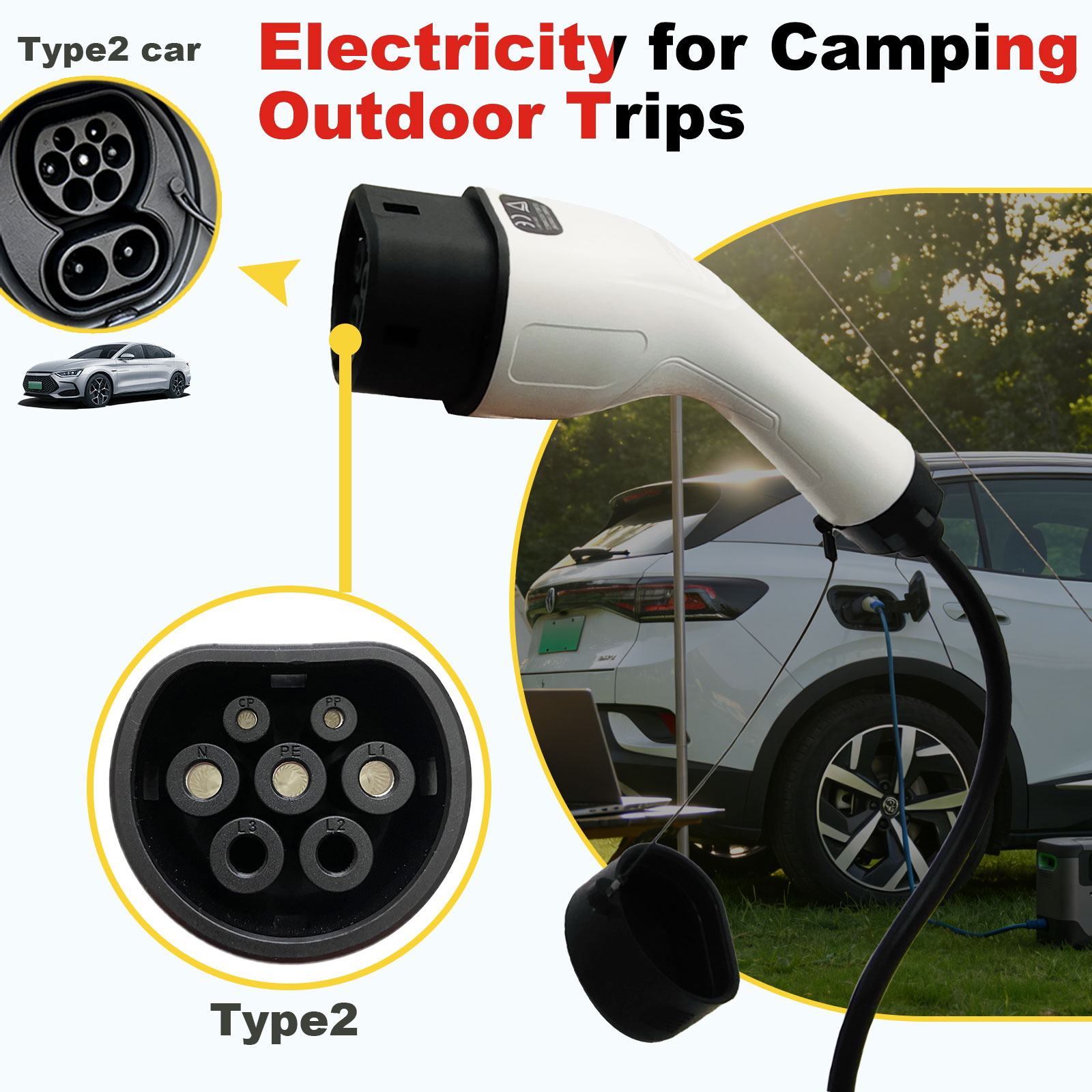 Adaptor Pengisian Daya Tipe 2  - Outdoor Power Hub ulasan dan harga