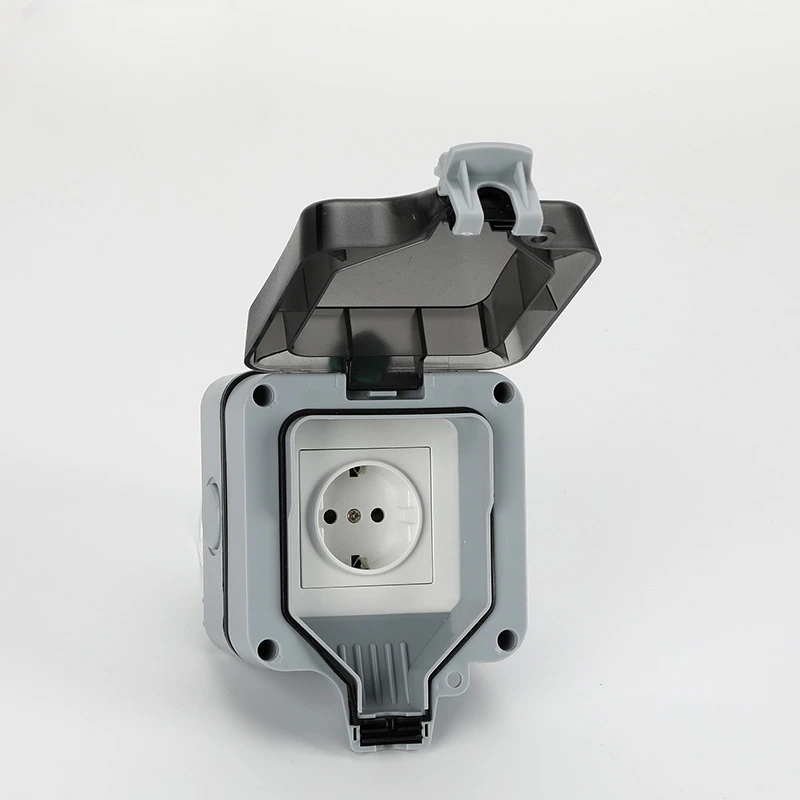 EU KR Soket Tahan Air Dinding  - Outdoor Power Hub ulasan dan harga