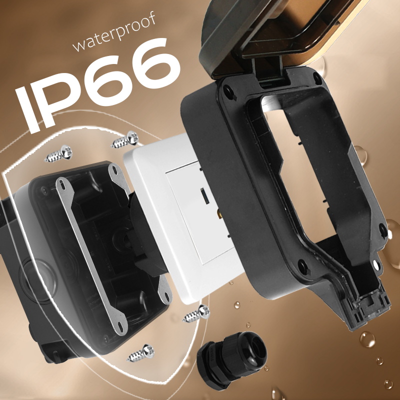 Avoir IP66 soket tahan air din - Outdoor Power Hub ulasan dan harga