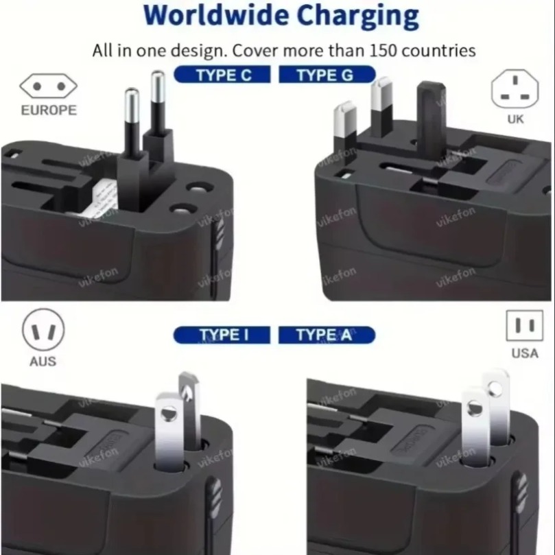 Adaptor Daya Perjalanan Univer - Outdoor Usb Power Adapter ulasan dan harga