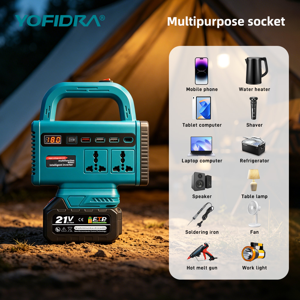 YOFIDRA 220V Inverter Daya Por - Outdoor Usb Power Adapter ulasan dan harga