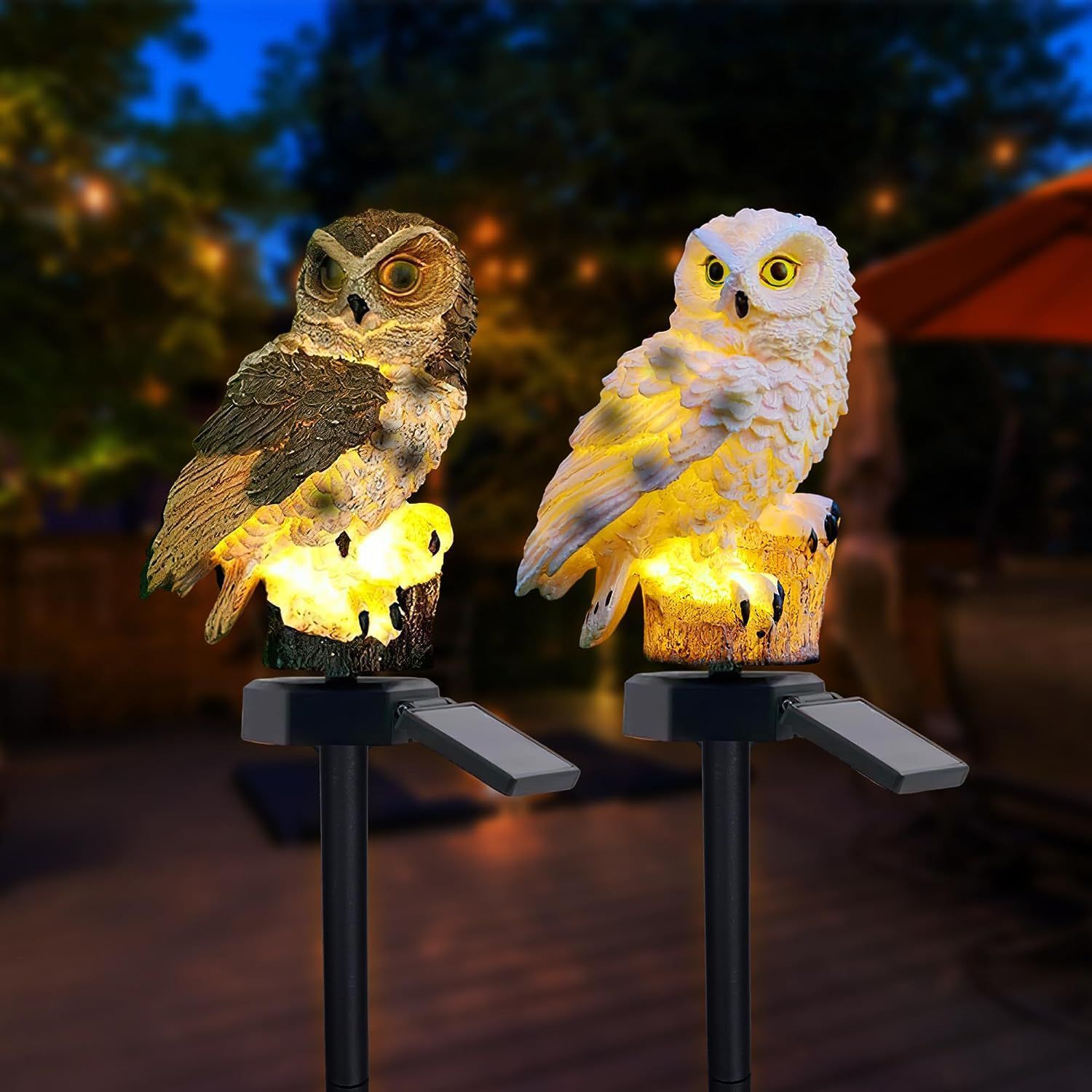 Lampu Taman Burung Hantu Tenag - Outdoor Yard Power Stake ulasan dan harga