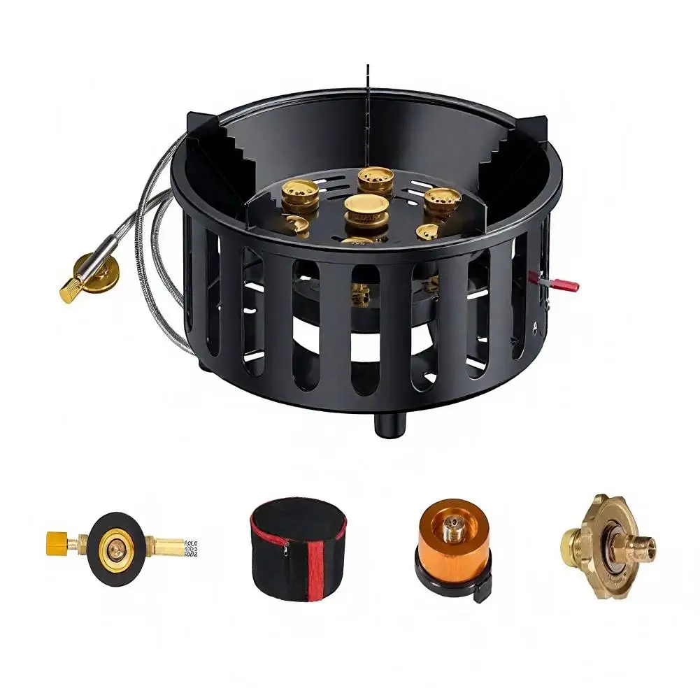 Kompor Camping 21000W 7-Tungku - Outdoor Power 'Hose' ulasan dan harga