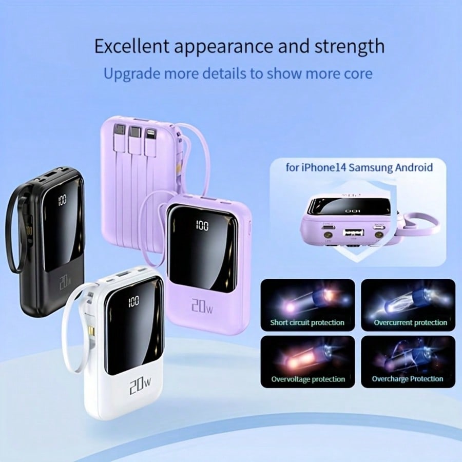 Pengisi Daya Portabel 10000mAh - Outdoor Power Pack ulasan dan harga